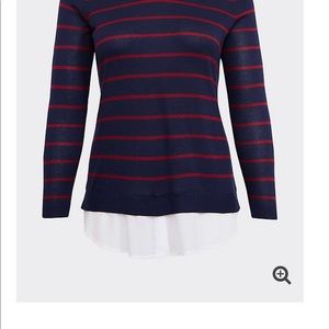 Torrid Stripe Shirt with Collar